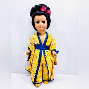 Fata Milano Japanese  Poseable Doll 14” Tall Sleepy/Flirty Eyes 1960’s